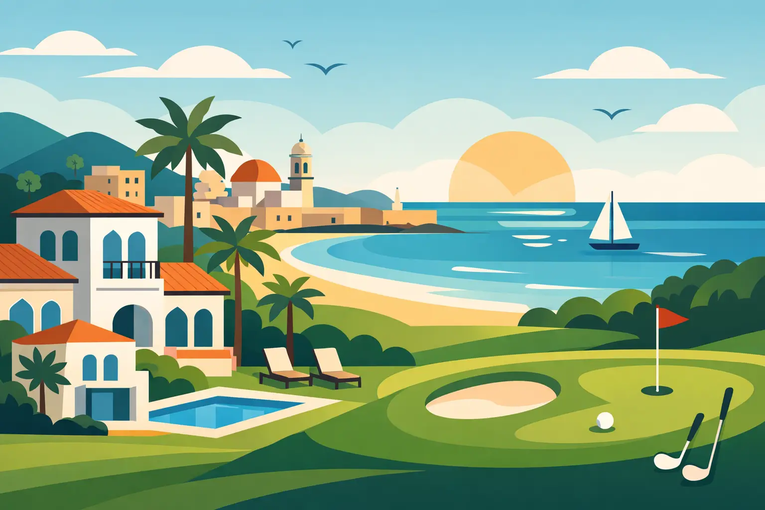 Cadiz Rentals Near Golf and the Costa de la Luz